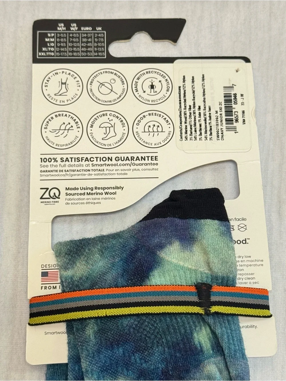 Smartwool Junior Ski Over Calf Zero Cushion Socks Lot of 3 Unisex Medium New